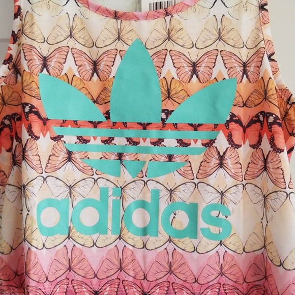 ** SOLD!** NWT! ADIDAS CROP TANK IS - Picture 3 of 6